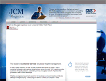 Tablet Screenshot of jcmlogistic.com